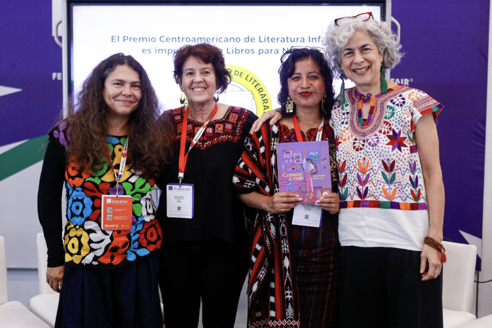 Libros para Niños presenta menciones honoríficas del Premio Centroamericano de Literatura Infantil 2024 en la FIL Guadalajara.